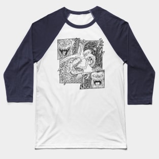 EPIC TITAN FIGHT - lines Baseball T-Shirt